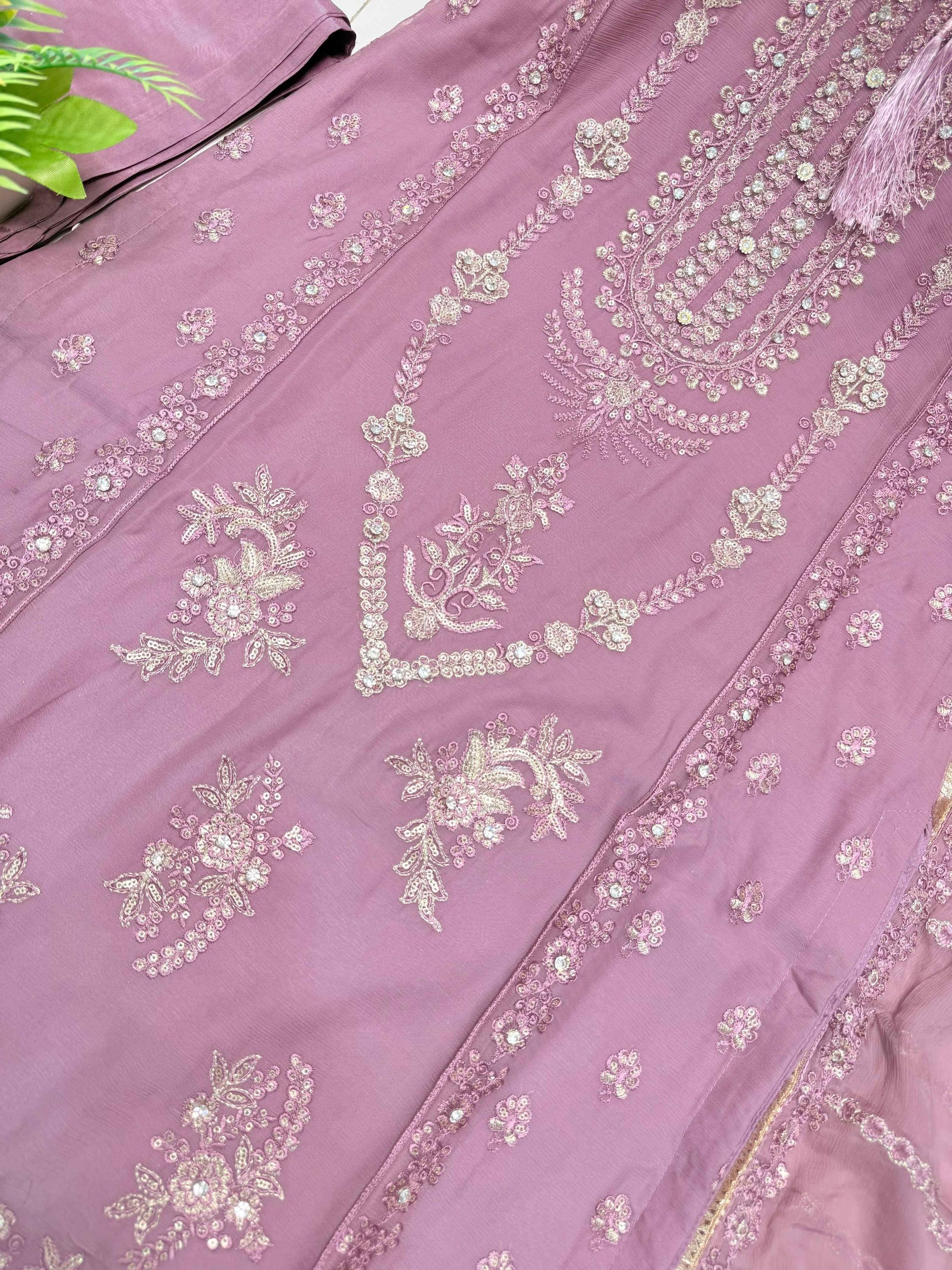 CHIFFON FABRIC Beautiful Embroidered Shirt With Dupatta 2025