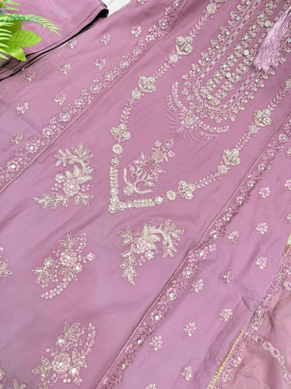 CHIFFON FABRIC Beautiful Embroidered Shirt With Dupatta 2025