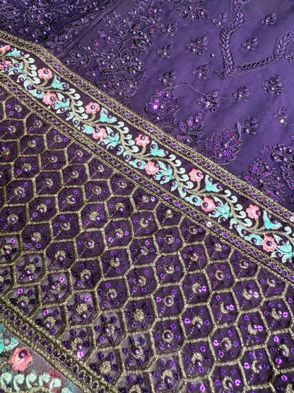 CHIFFON FABRIC Embroidered Shirt With Embroidered Dupatta Collection 2025