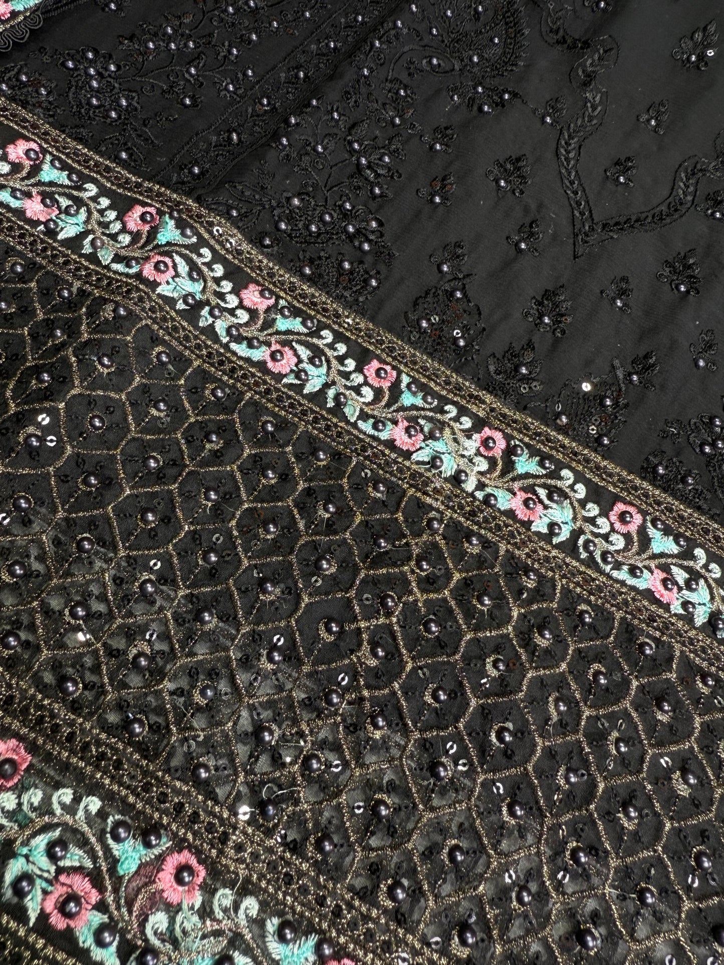 CHIFFON FABRIC Embroidered Shirt With Embroidered Dupatta Collection 2025