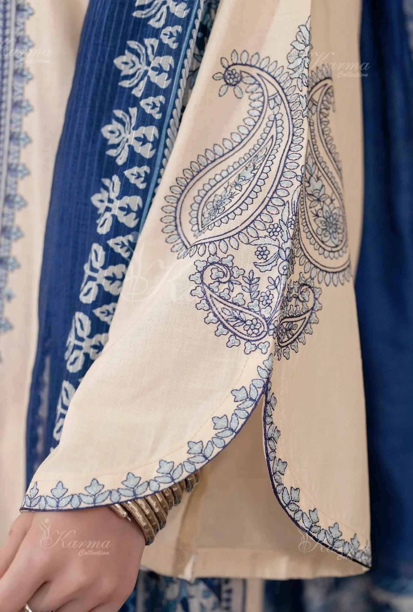COTTON FABRIC Farshi Shalwar Beautiful Embroided Dress 2025