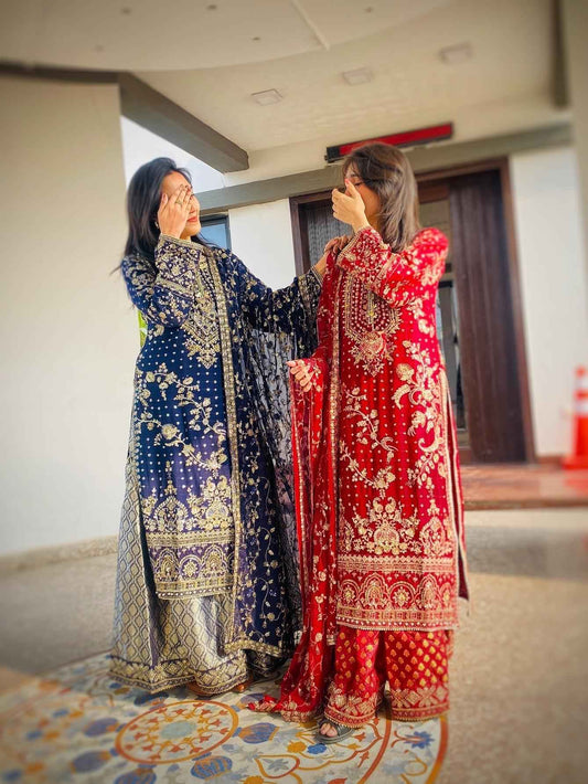 CHIFFON Gharara Collection Beautiful Wedding Wear