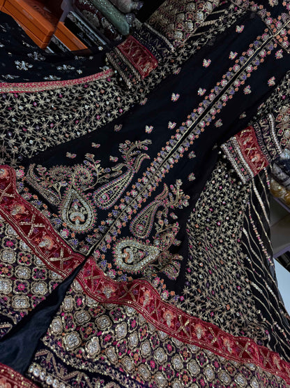 CHIFFON FABRIC 2 piece Beautiful Embroided Maxi