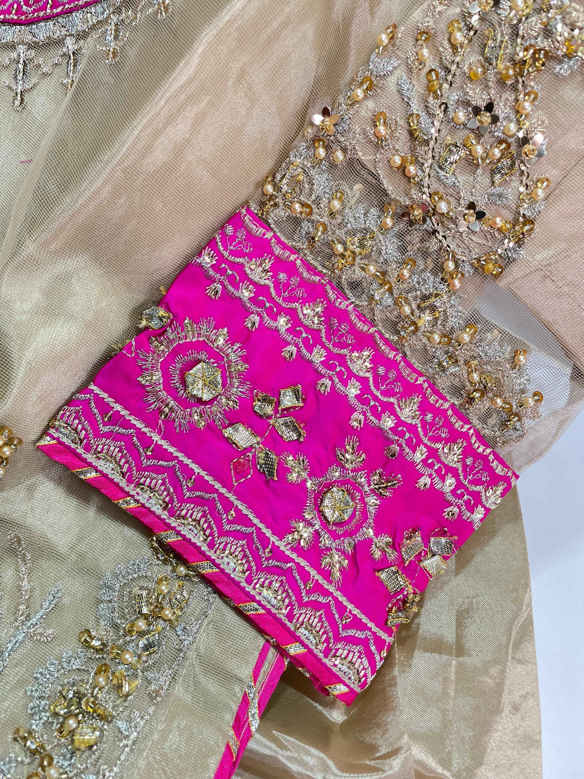 ORGANZA FABRIC 2-Piece Beautiful Embroidered Dress 2025