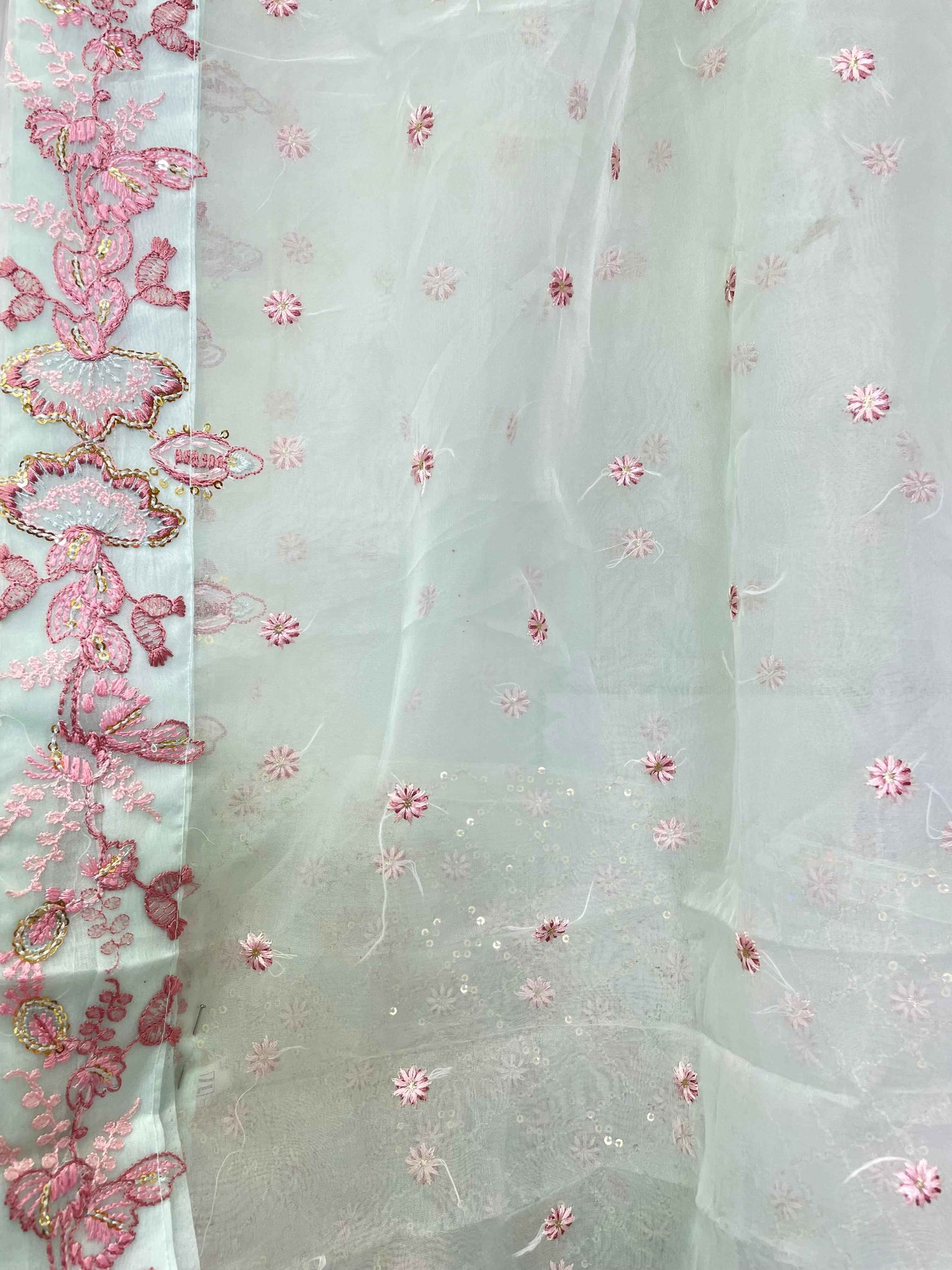 ORGANZA FABRIC 3-PCS Beautiful Heavy Embroided Maxi Dress 2025