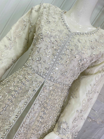 ORGANZA FABRIC 3-PCS Beautiful Heavy Embroided Maxi Dress 2025