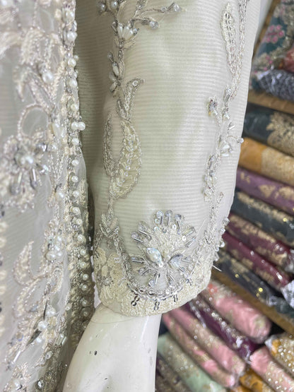 ORGANZA FABRIC 3-PCS Beautiful Heavy Embroided Maxi Dress 2025