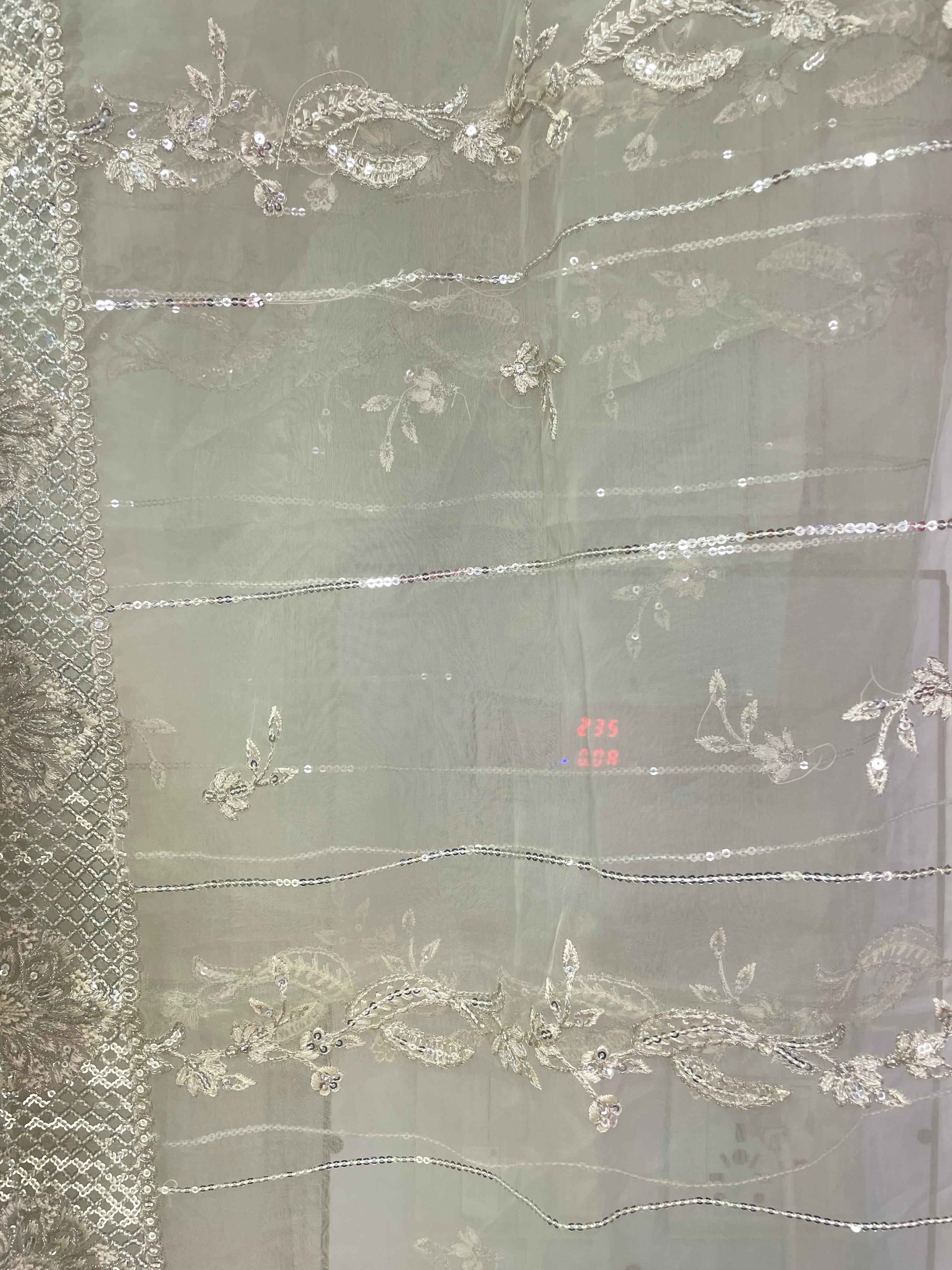 ORGANZA FABRIC 3-PCS Beautiful Heavy Embroided Maxi Dress 2025
