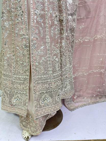 ORGANZA FABRIC 3-PCS Beautiful Heavy Embroided Maxi Dress 2025