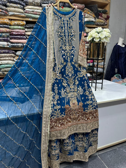 Wedding & Festive Wear Chiffon 3PC