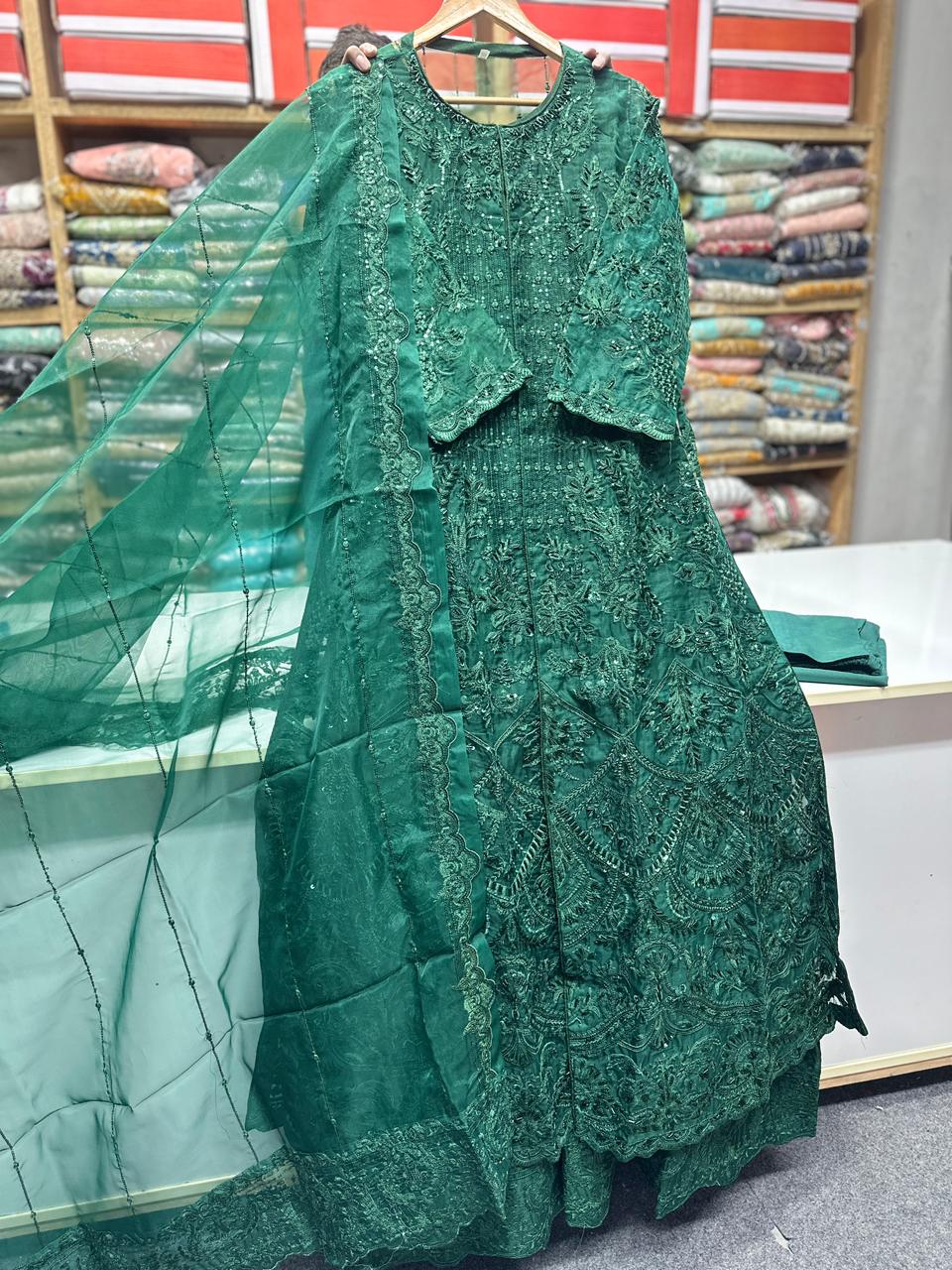 FG169 Gown Style maxi Green