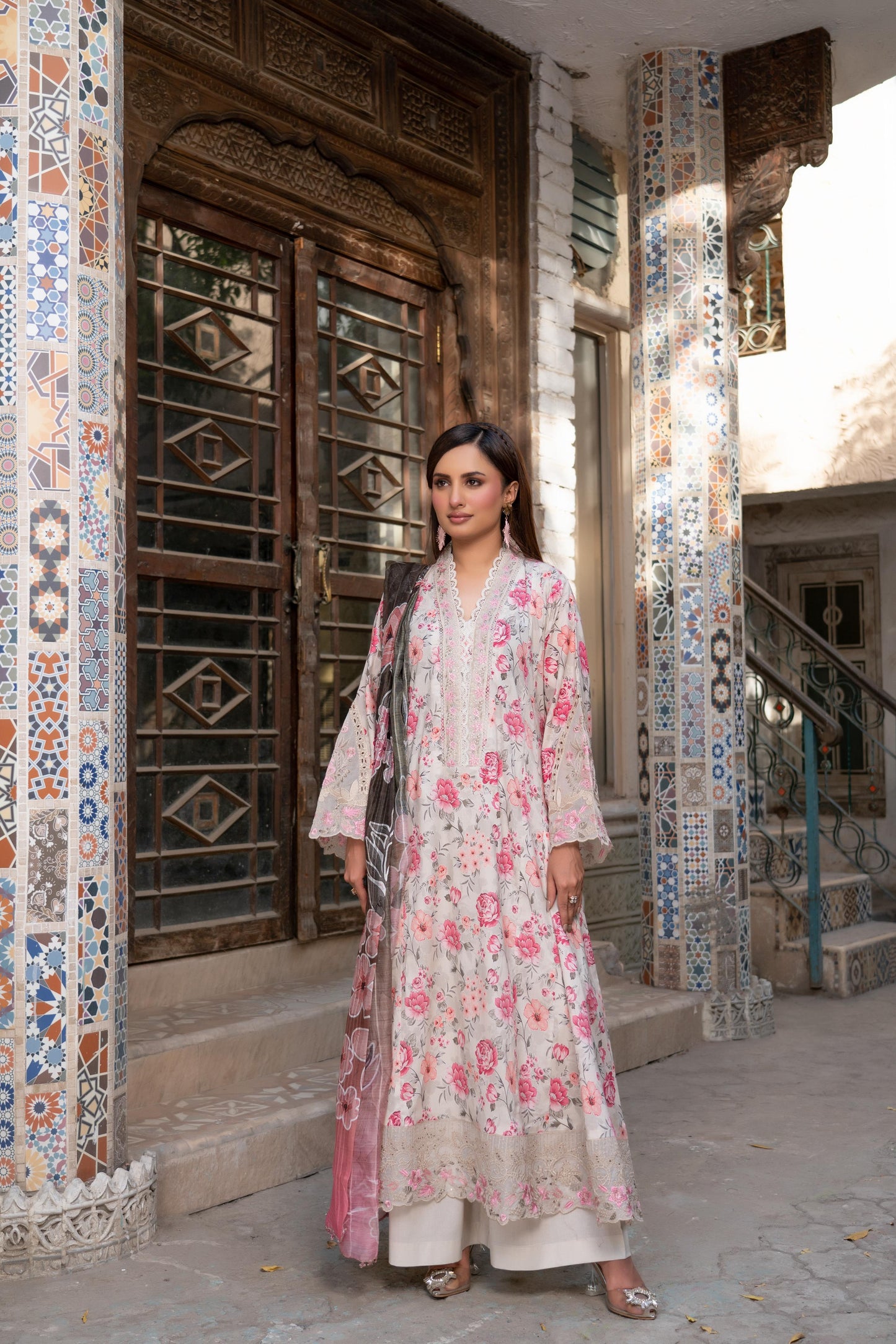 Munria Lawn Oyester Pink