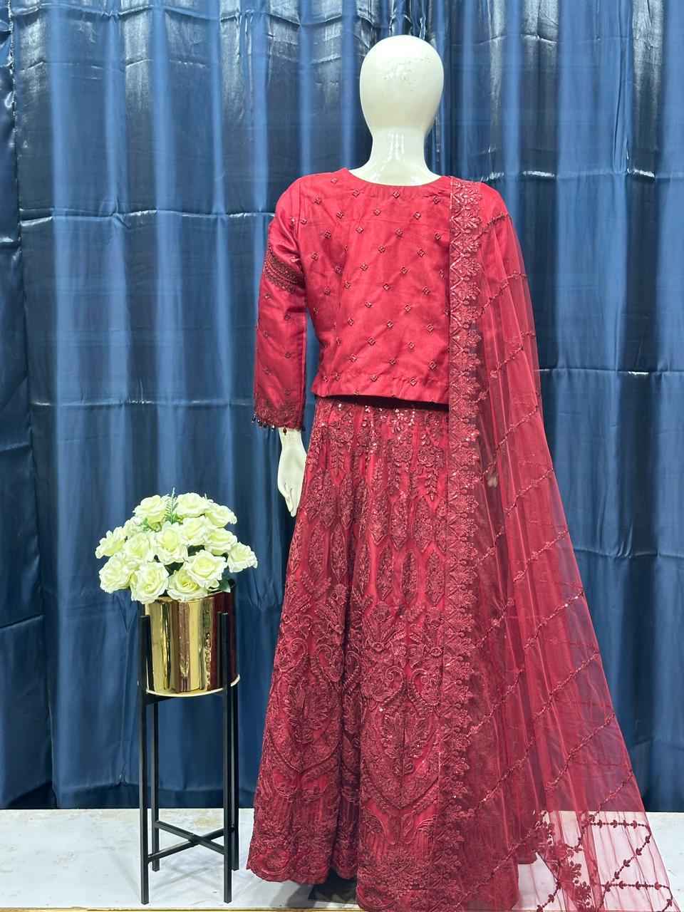 Beautiful Organza Lehenga Collection – Premium Formal Wear