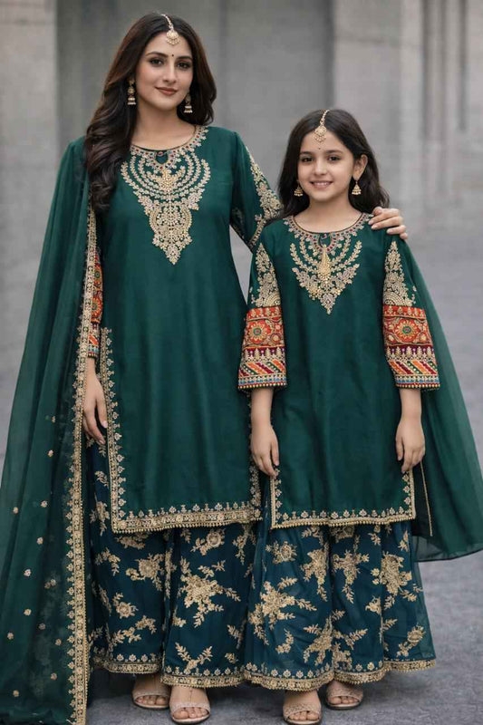 Chiffon Mother & Daughter Dress