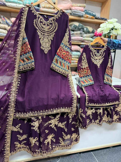 Chiffon Mother & Daughter Dress