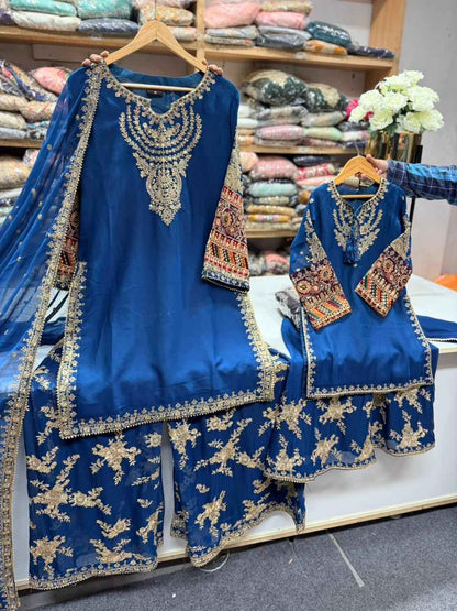 Chiffon Mother & Daughter Dress