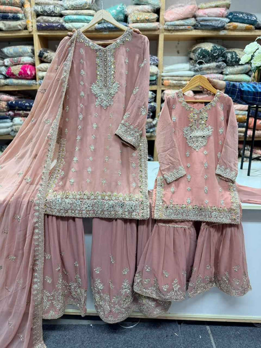 Chiffon Mother & Daughter Dress