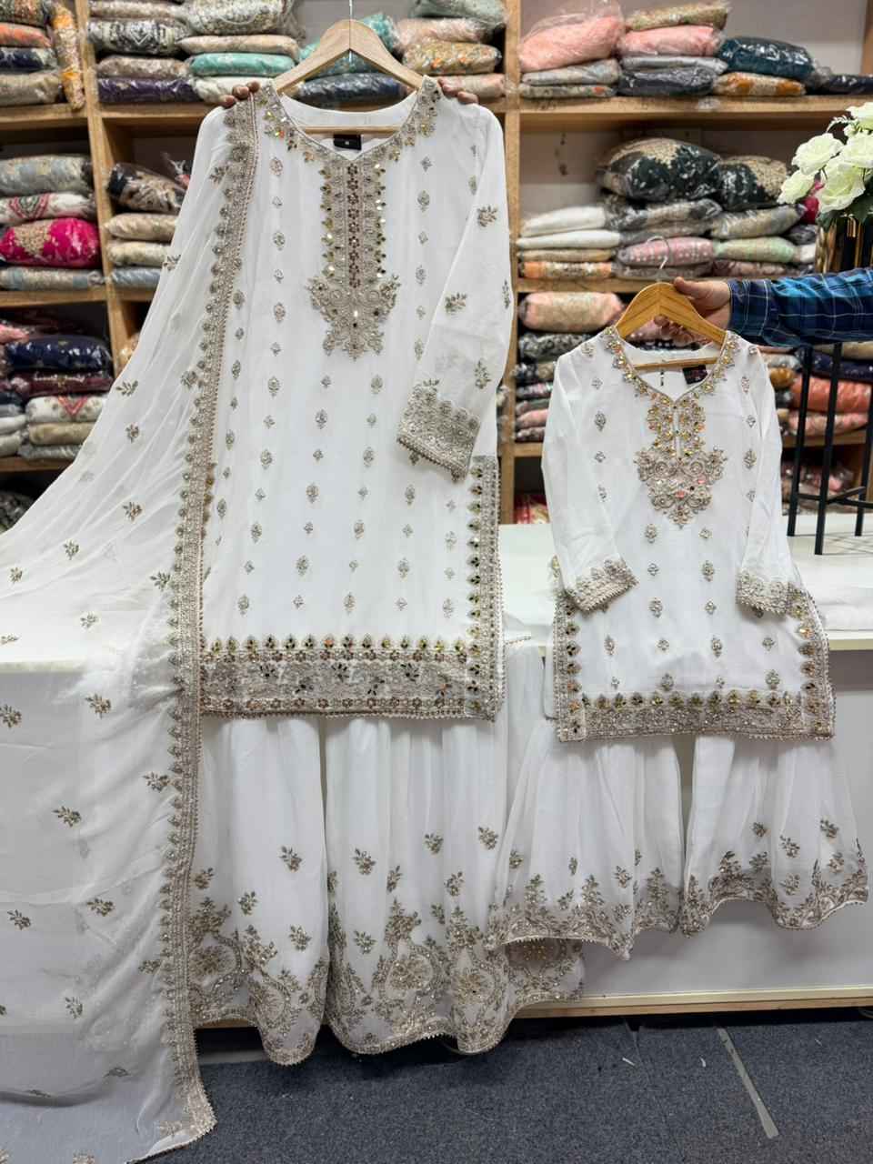 Chiffon Mother & Daughter Dress