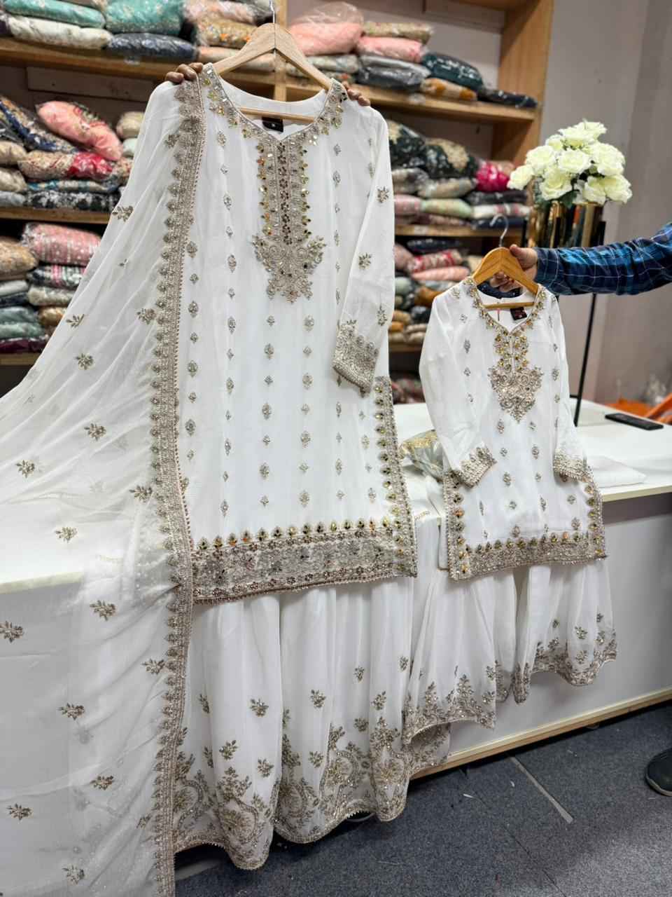 Chiffon Mother & Daughter Dress