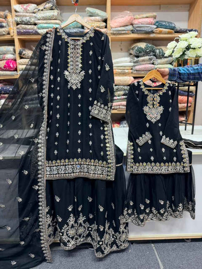 Chiffon Mother & Daughter Dress