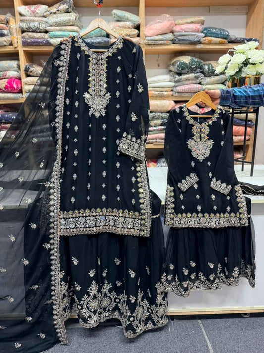 Chiffon Mother & Daughter Dress