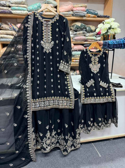 Chiffon Mother & Daughter Dress