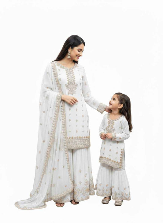 Chiffon Mother & Daughter Dress