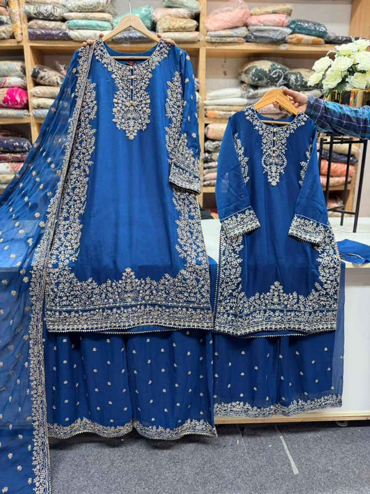 Chiffon Mother & Daughter Dress