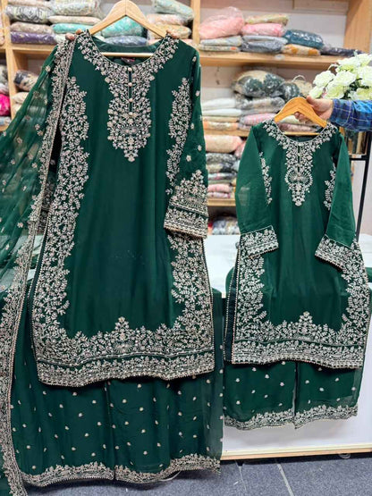 Chiffon Mother & Daughter Dress