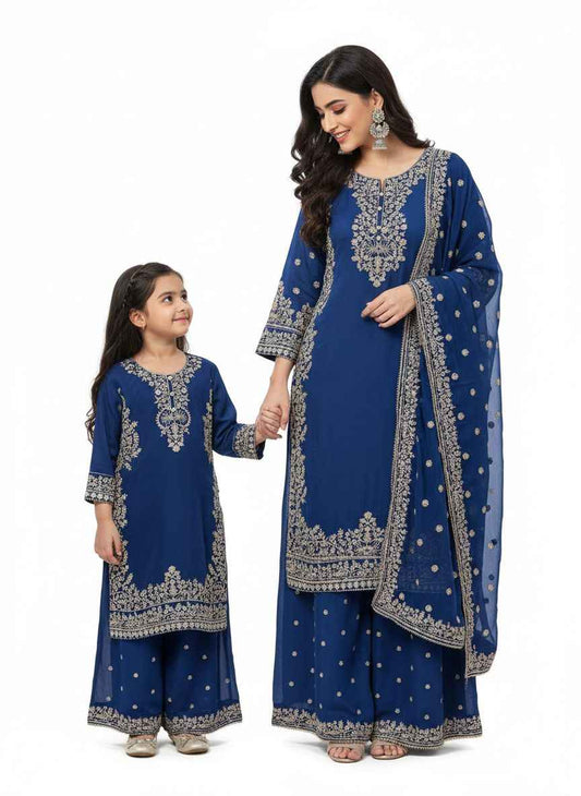 Chiffon Mother & Daughter Dress