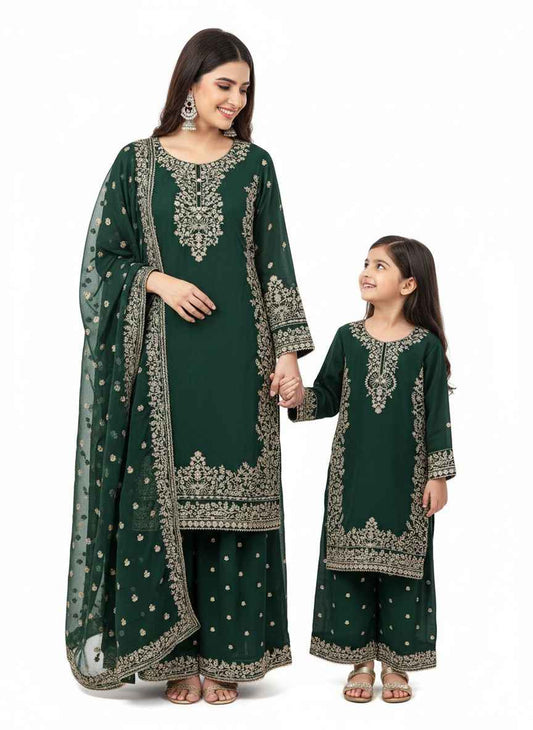 Chiffon Mother & Daughter Dress