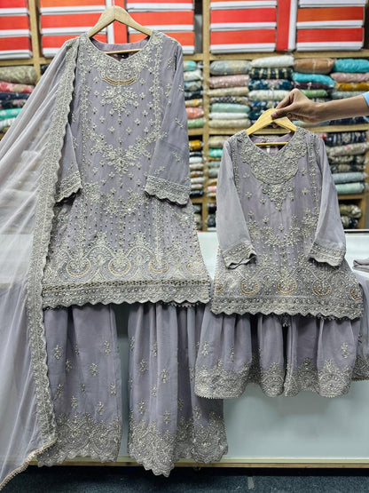 Chiffon Mother Daughter Dress Lylic