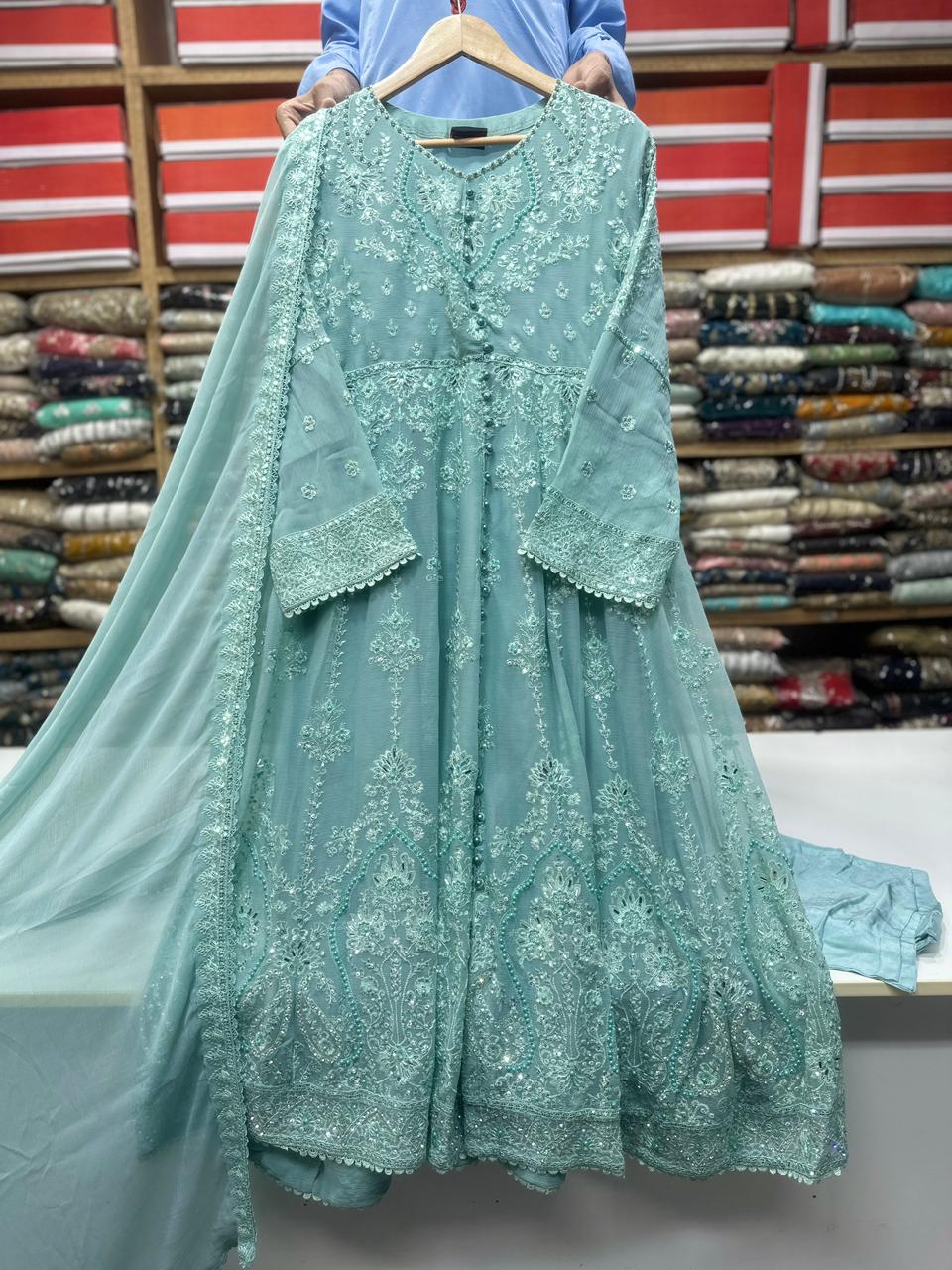 SG1497 Frock Chiffon Mint