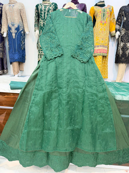FG169 Gown Style maxi Green