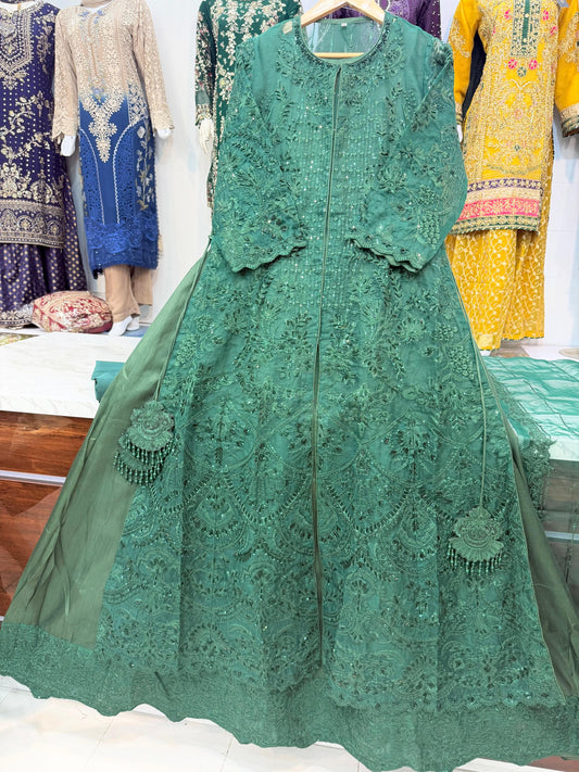 FG169 Gown Style maxi Green