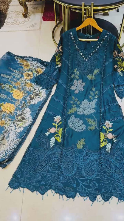 SG1478 Chikan kari Viscose Zinc