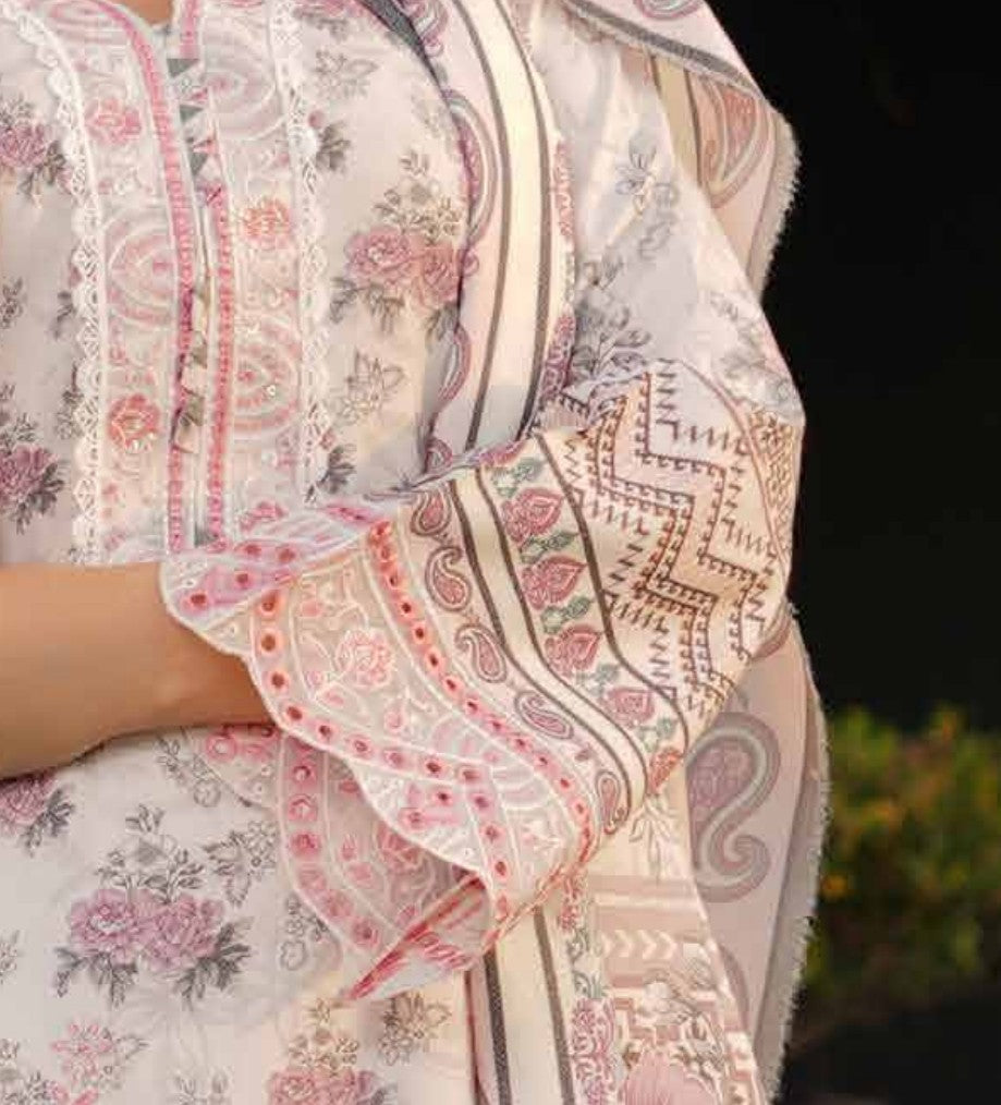 New Arrival Dhanak Collection | Elegant Patch & Boring Detailing