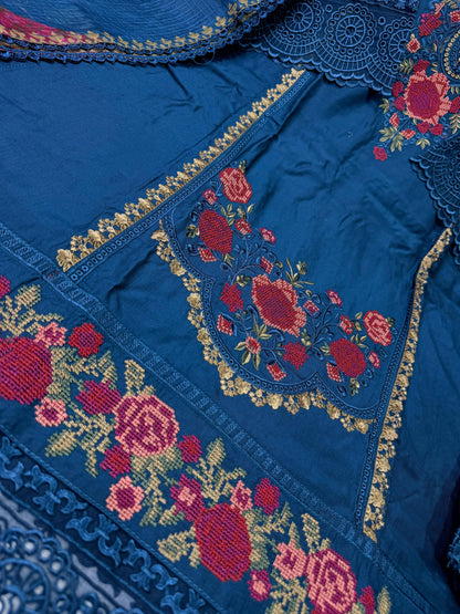 ASIM JOFA. Inspired Dress With Beautiful Short & Embroided Dupatta 2025