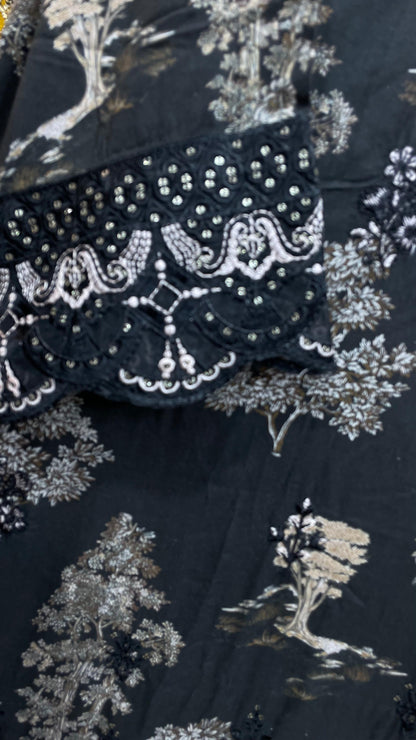 Lilen Stuff with Wool Shawl | Premium Winter Collection