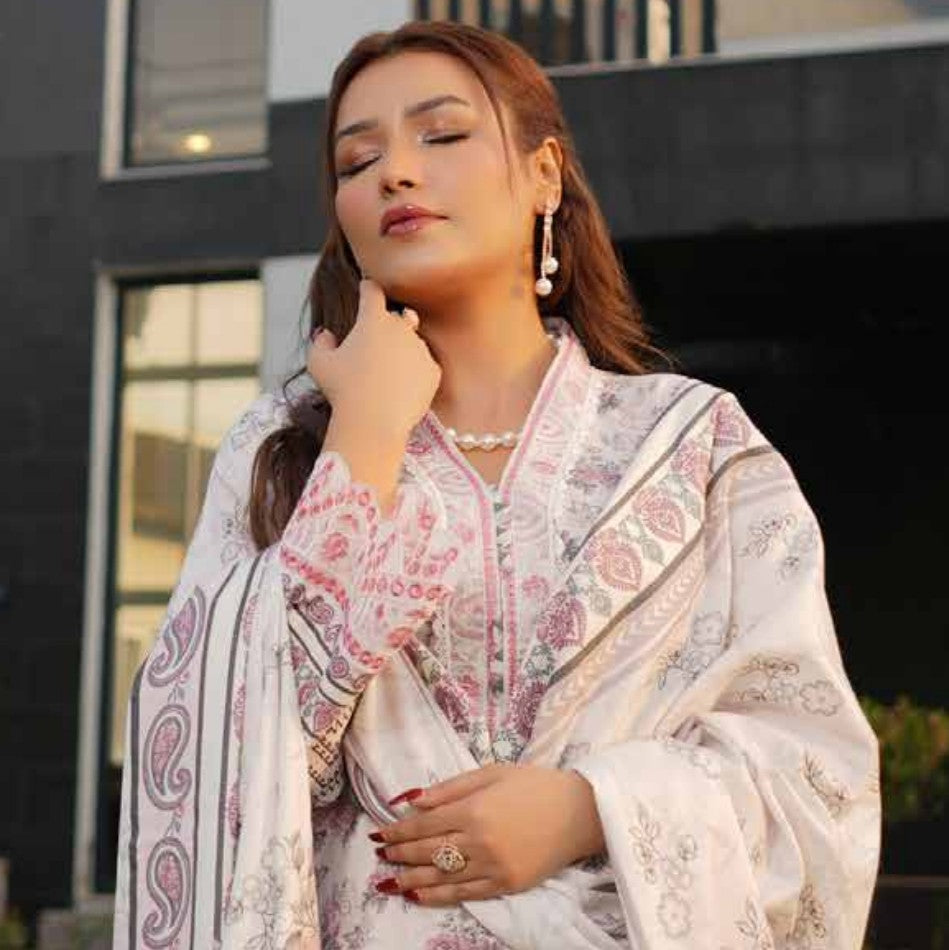New Arrival Dhanak Collection | Elegant Patch & Boring Detailing