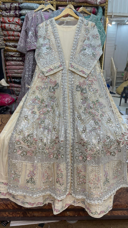 Organza Maxi | Luxury Wedding & Party Wear with Elegant Embroidery