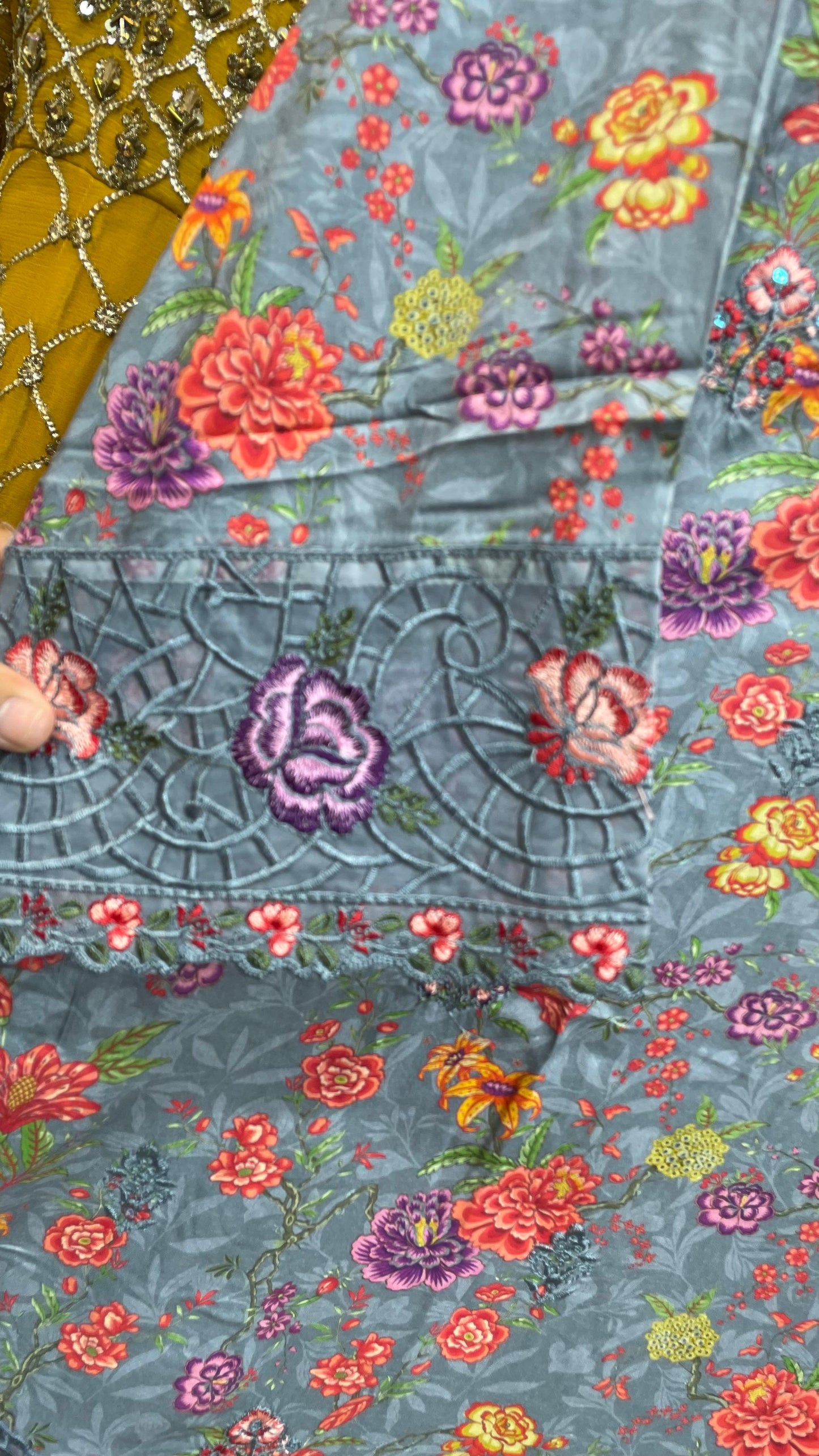 Lilen Stuff with Wool Shawl | Premium Winter Collection