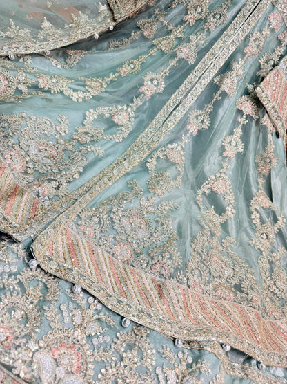 CHIFFON FABRIC 3-PCS Beautiful Embroided Maxi