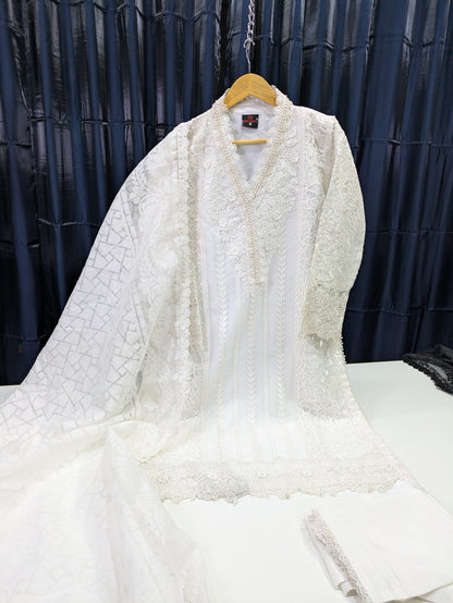 Maria B Style Luxury Organza Formal Dress – Party & Wedding Wear