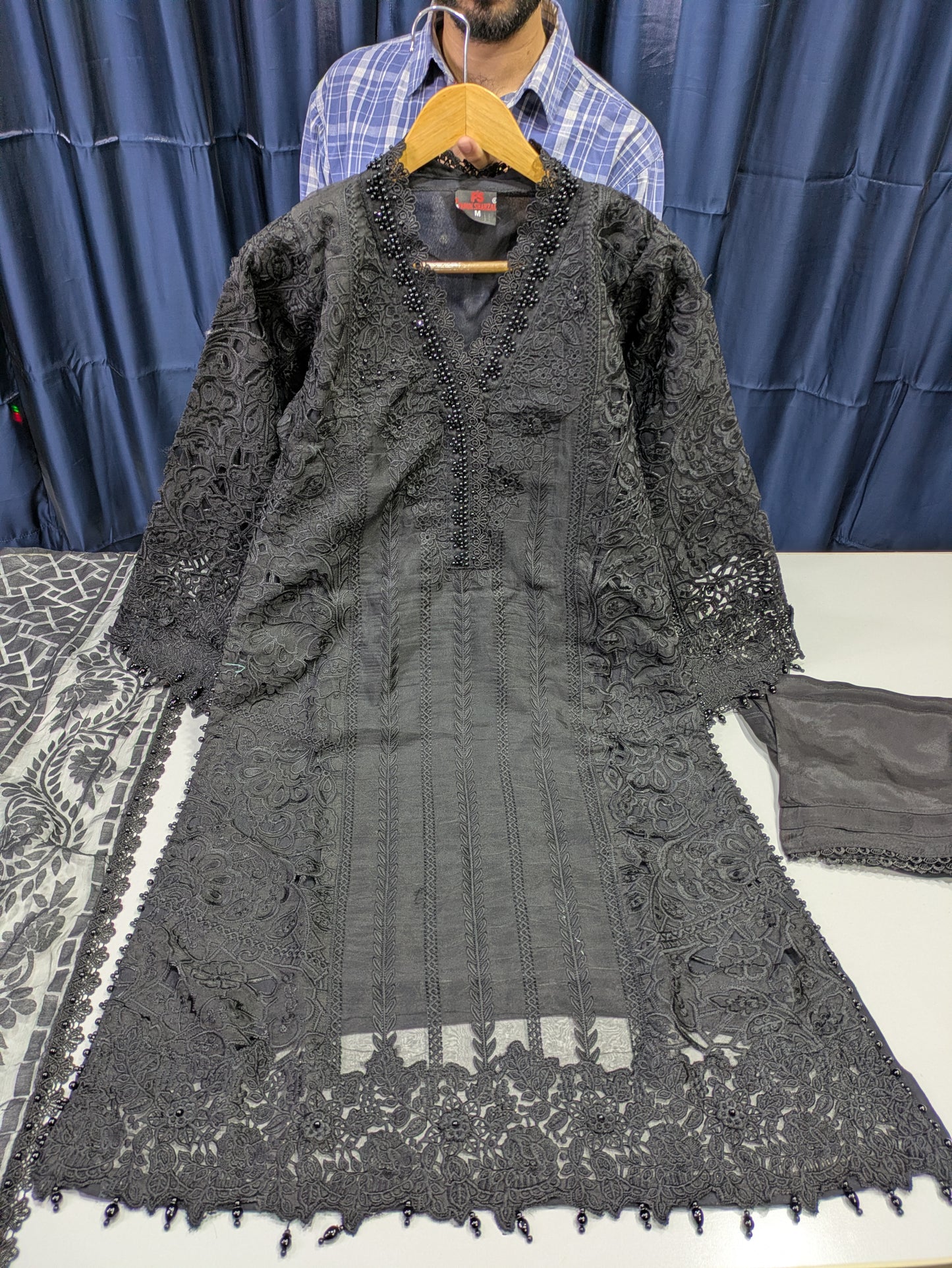 Maria B Style Luxury Organza Formal Dress – Party & Wedding Wear