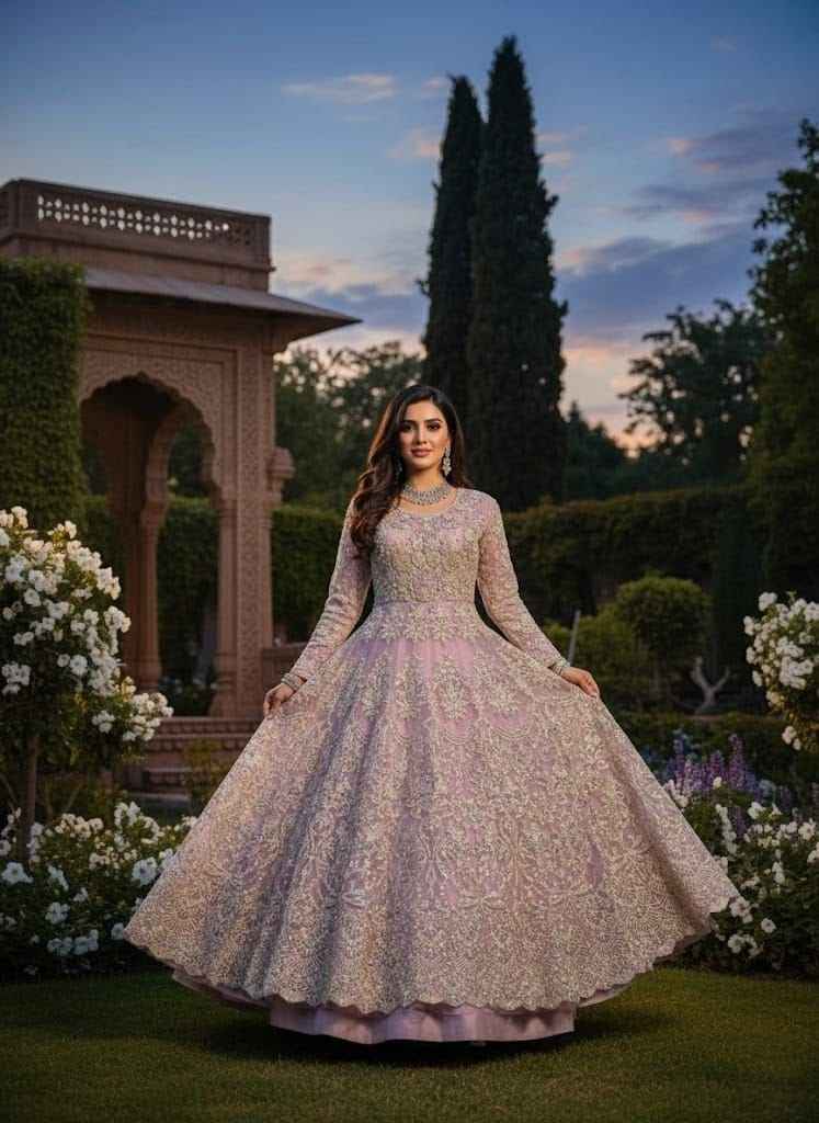 Wedding Maxi | Heavy Handmade Work & Luxurious Detailing