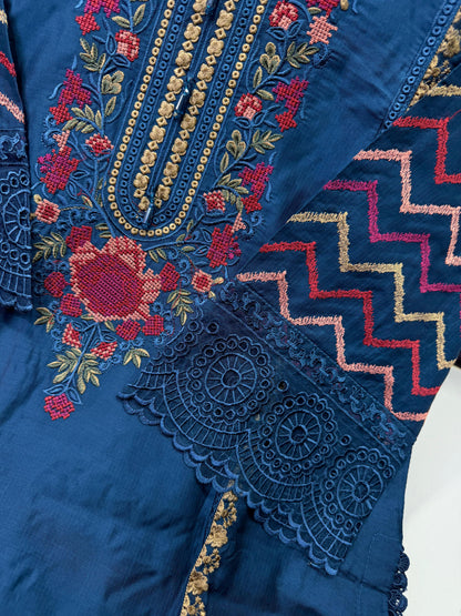 ASIM JOFA. Inspired Dress With Beautiful Short & Embroided Dupatta 2025