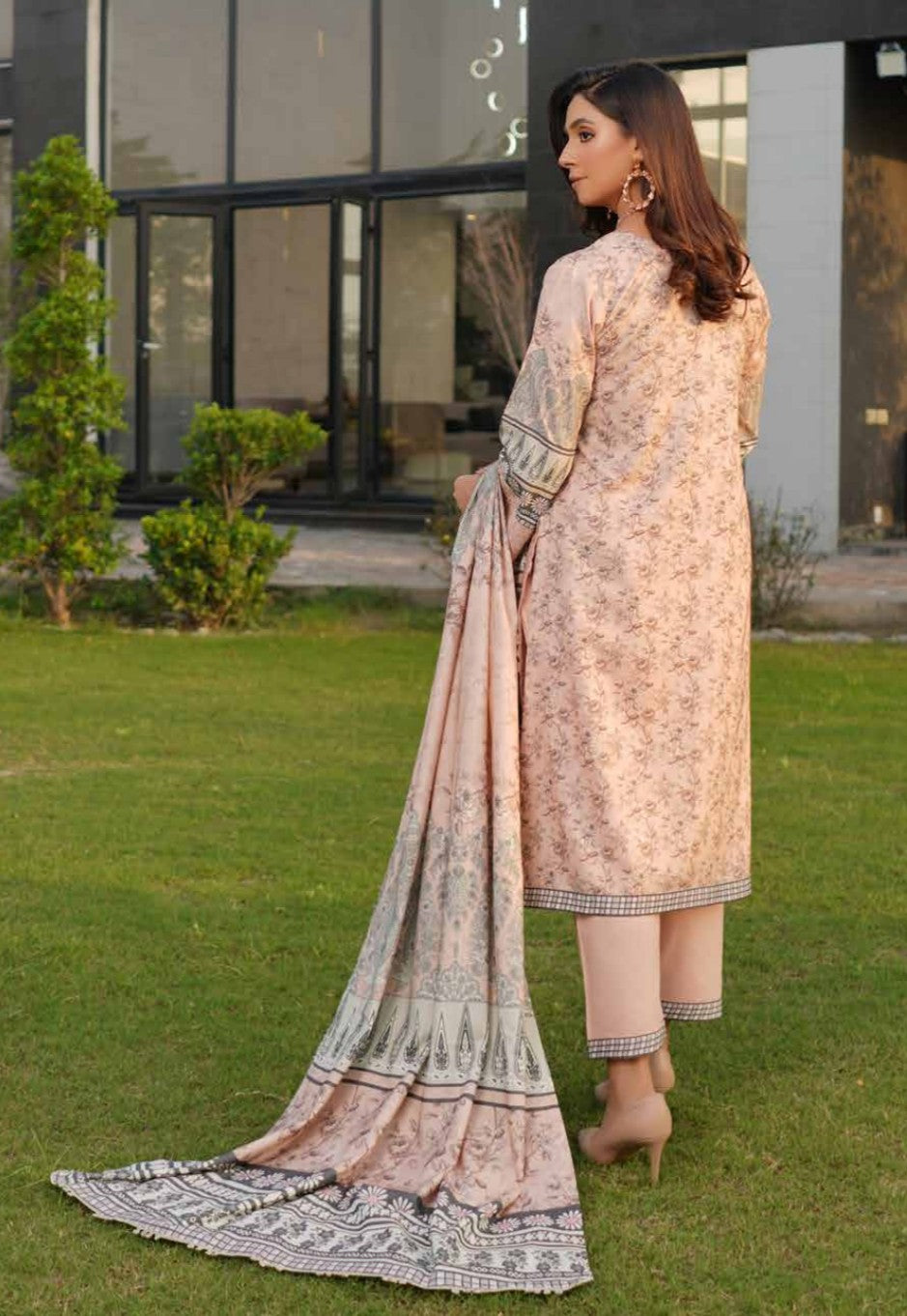 New Arrival Dhanak Collection | Elegant Patch & Boring Detailing