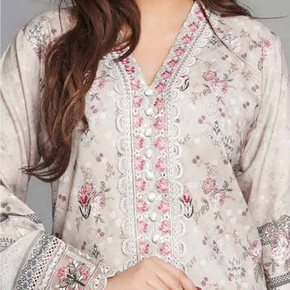 New Arrival Dhanak Collection | Elegant Patch & Boring Detailing