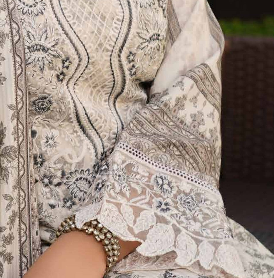 New Arrival Dhanak Collection | Elegant Patch & Boring Detailing